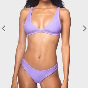New Blackbough Bikini Size Small Lilac Purple Top + Cheeky Bottom Set Swimsuit